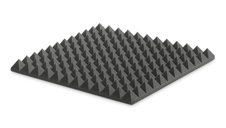 ספוג אקוסטי אפור פירמידות EZ Foam Pyramidal 5 מבית EZ Acoustics