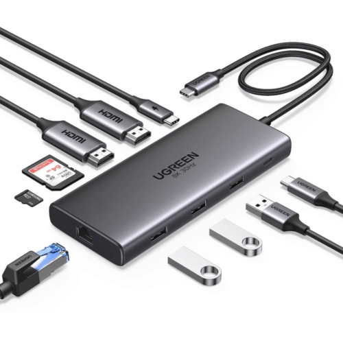מפצל 10 ב-1 UGREEN USB