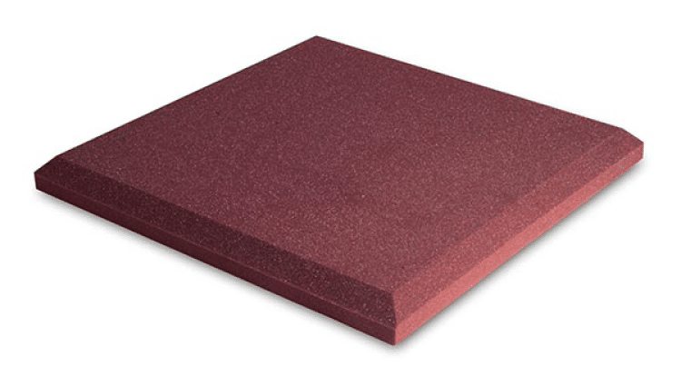 ספוג אקוסטי אדום שטוח EZ Foam Flat מבית EZ Acoustics