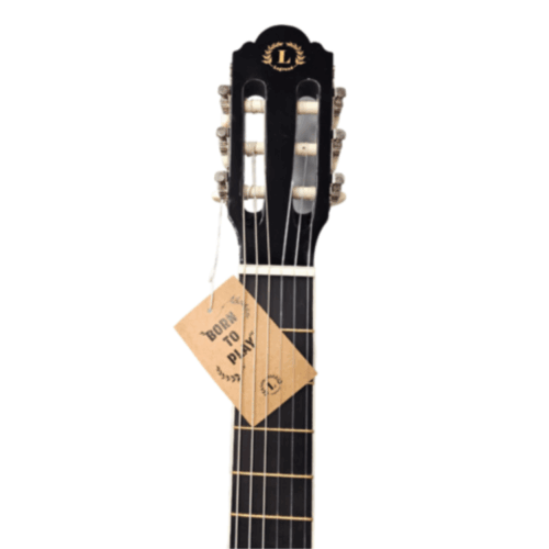 ⁦גיטרה קלאסית בצבע שחור מבריק LEGRAND LC30⁩ – תמונה ⁦3⁩