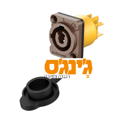 שקע חשמל SPEAKON מוגן מים Roxtone